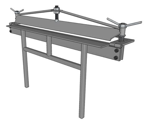 homemade sheet metal brake plans|homemade metal brake bender.